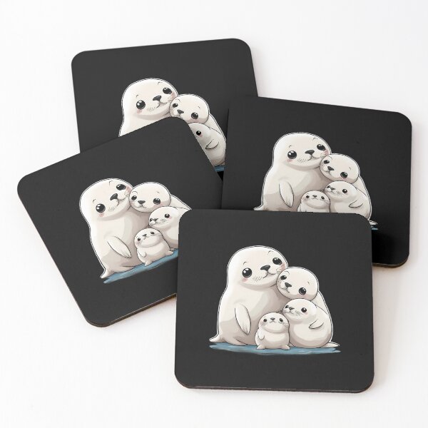 Item preview, Arctic Seal Family designed and sold by macadolie.
