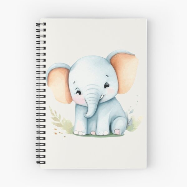 Item preview, Cute Watercolor Blue Baby Boy Elephant designed and sold by lovelyandcute.