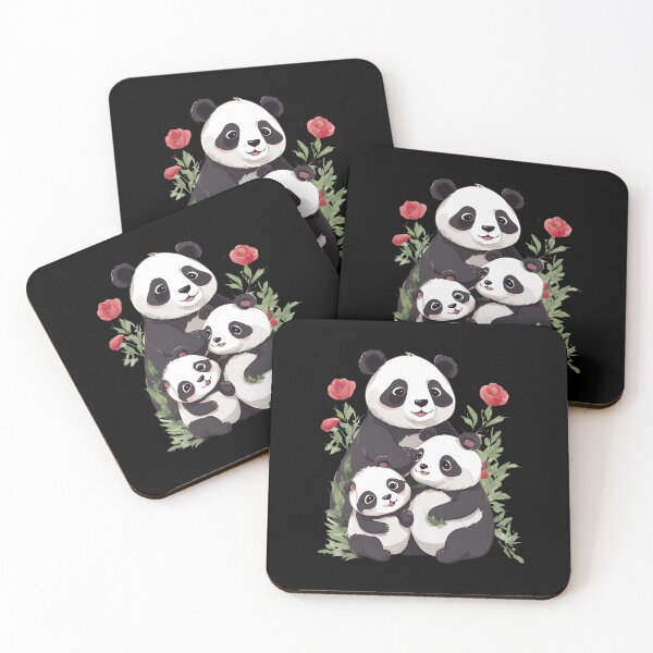 Item preview, Panda Mum & Cubs designed and sold by macadolie.