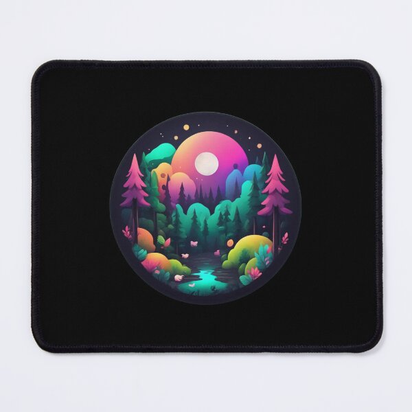 Item preview, Kawaii Forest, Nature, Night Time designed and sold by Burn-Ego.
