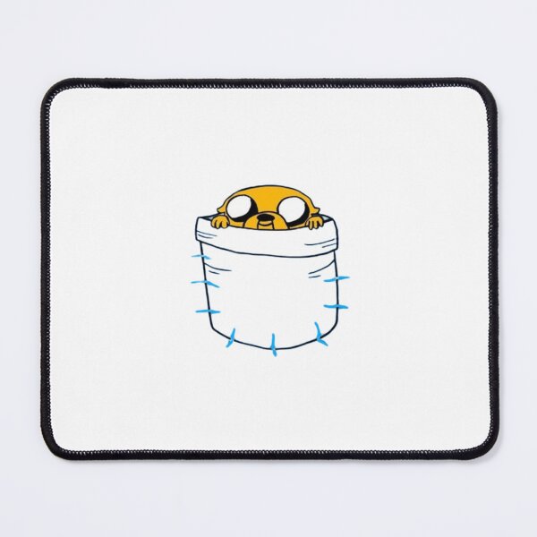 Item preview, Creative print of Jake from Adventure Time in Finn's pocket designed and sold by GardenGhostShop.