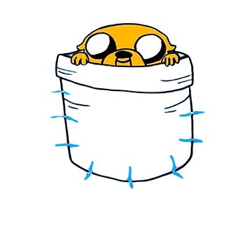 Vorschaubild zum Design Kreativer Druck von Jake aus Adventure Time in Finns Tasche von GardenGhostShop