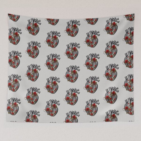 Item preview, Anatomical Heart With Roses and Thornes designed and sold by Hildegardaa.