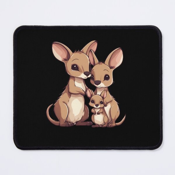 Item preview, Kangaroo Mum Dad & Cub designed and sold by macadolie.
