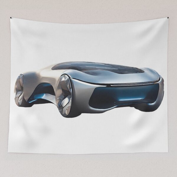 Item preview, silver aerodynamic car designed and sold by janjacbu.