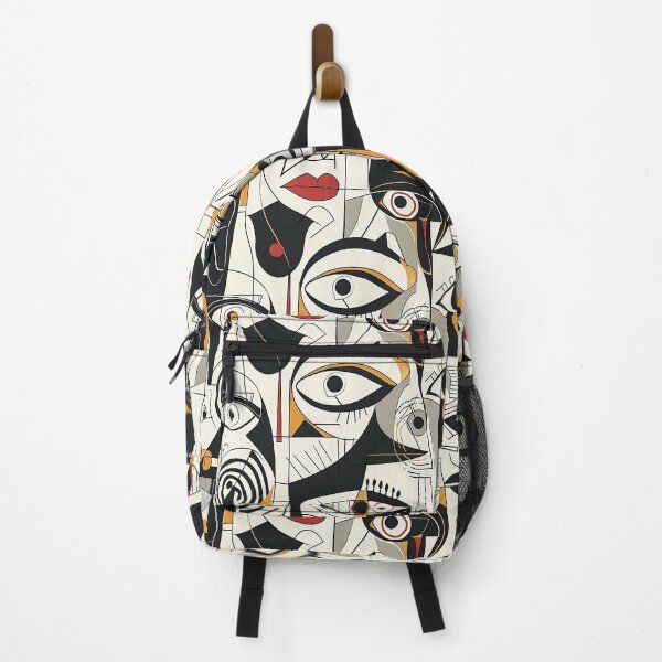 Item preview, Eyes and lips geometric pattern designed and sold by FloralZoo.