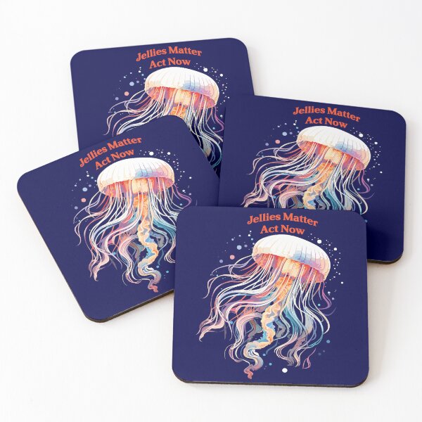 Item preview, "Fascinante ilustración de medusas que aboga por la conservación de la vida marina | Jelly Matters, Actúa ahora designed and sold by EcoArtShop.