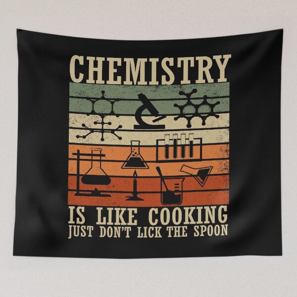 Item preview, Chemistry is like cooking funny quotes sayings jokes puns organic chemist humor designed and sold by Alexaltay.