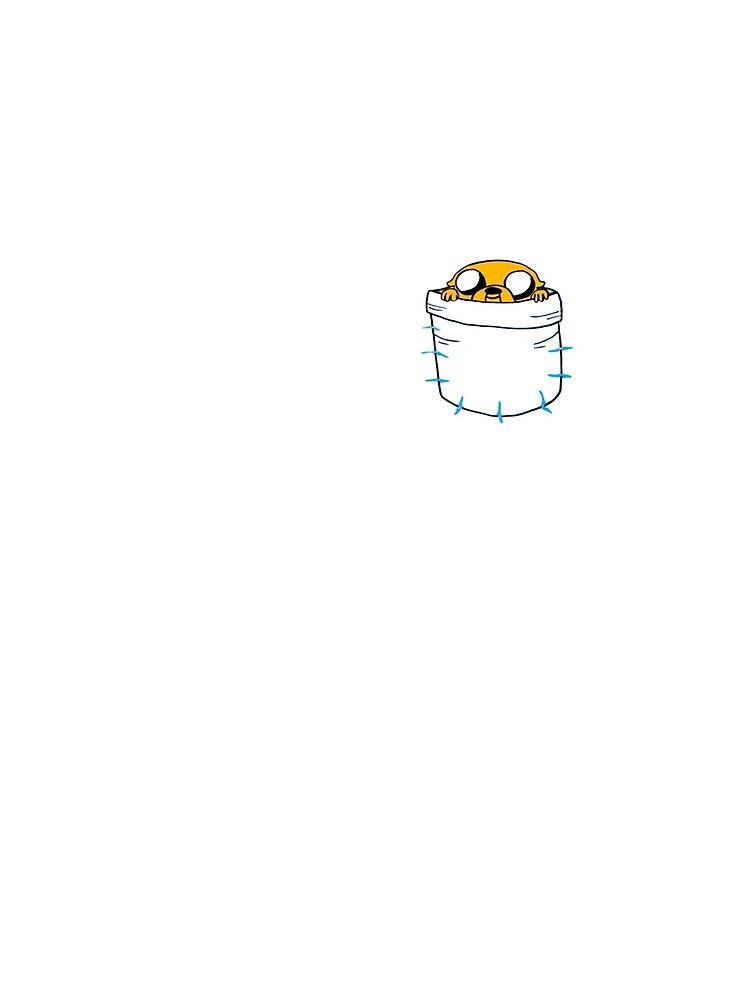 Thumbnail 5 von 5, Grafik T-Shirt, Kreativer Druck von Jake aus Adventure Time in Finns Tasche designt und verkauft von GardenGhostShop.