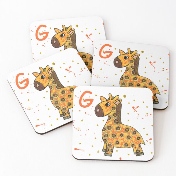 Item preview, Giraffe unusual animal childrens alphabet collection designed and sold by CherylBee1.