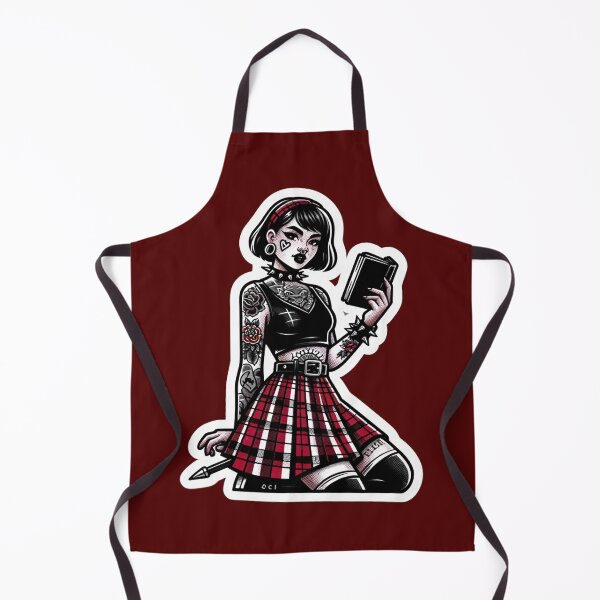 Item preview, Girl in Spiked Collar Reading designed and sold by PinUpPizzazz.