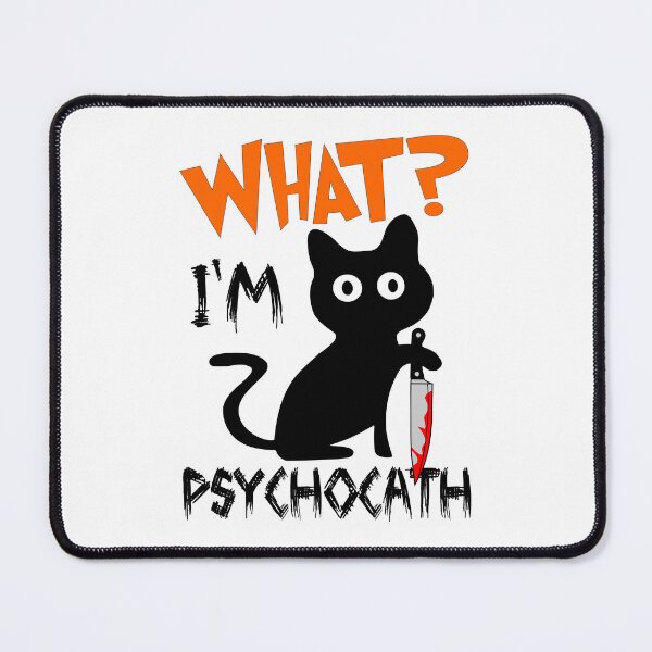 Item preview, Cat What? Knife Wielding Murderous Black Cat designed and sold by Groenendijk.