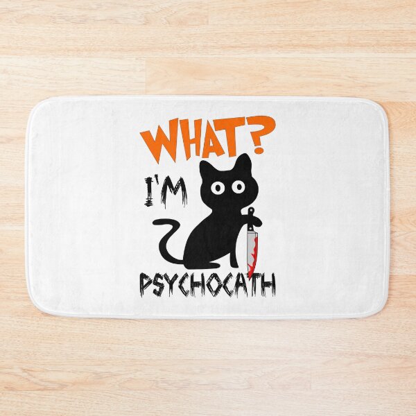 Item preview, Cat What? Knife Wielding Murderous Black Cat designed and sold by Groenendijk.