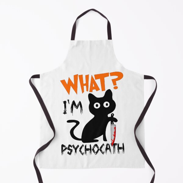 Item preview, Cat What? Knife Wielding Murderous Black Cat designed and sold by Groenendijk.