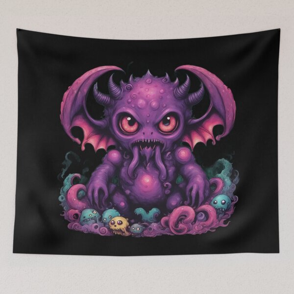 Artikelvorschau, Kawaii Lovecraft Dämon, süßes Monster entworfen und verkauft von Burn-Ego.