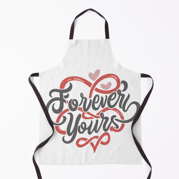 Item preview, Forever Yours: Heart Design in Gray and Red with Decorative Hearts designed and sold by HahaHandlesHub.
