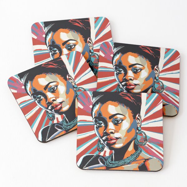 Item preview, Imani Pop Art Portrait designed and sold by Yzakreativ.