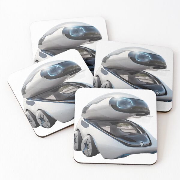 Item preview, white car of the future designed and sold by janjacbu.