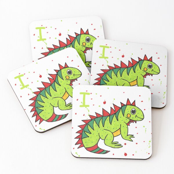 Item preview, Iguana unusual animal childrens alphabet collection designed and sold by CherylBee1.