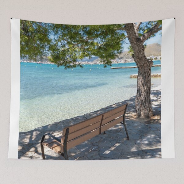 Item preview, Puerto Pollensa Pine Walk Mallorca designed and sold by GG WALL ART.