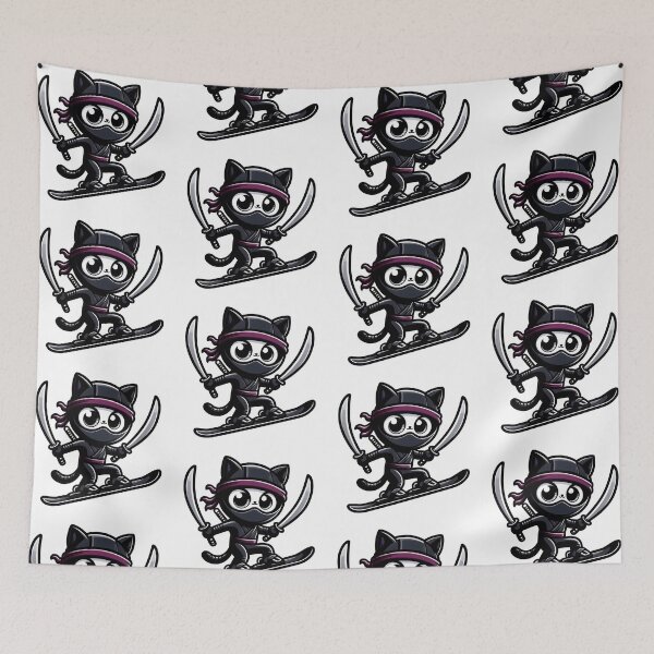 Item preview, Ninja board Cat  designed and sold by blindninja.