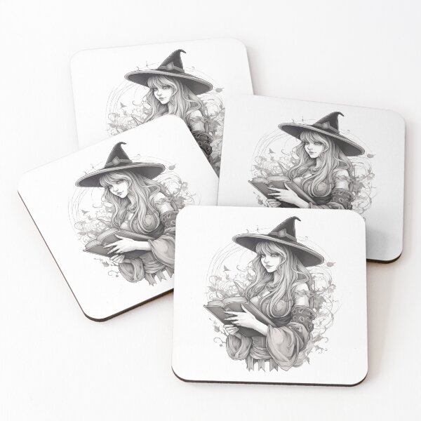 Item preview, Green Witch surrounded by nature designed and sold by Fablemyst.