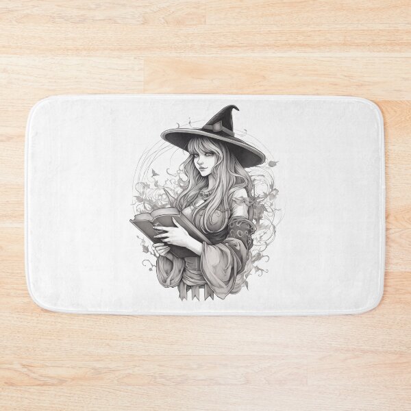 Item preview, Green Witch surrounded by nature designed and sold by Fablemyst.