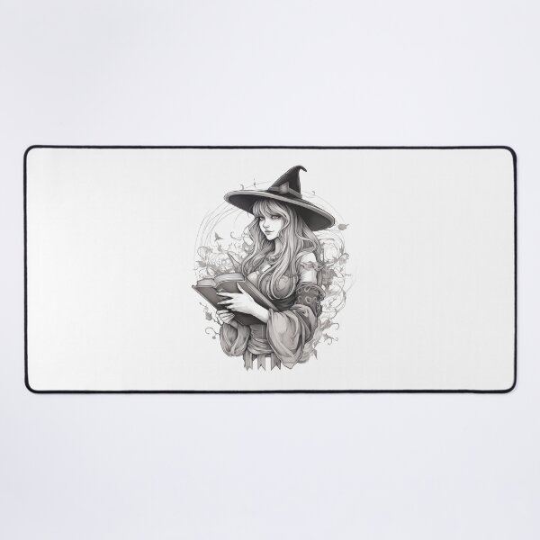 Item preview, Green Witch surrounded by nature designed and sold by Fablemyst.