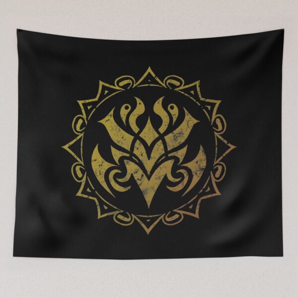 Item preview, Dragon Grunge Elegance - Mythical Gold Emblem designed and sold by DragonRealms.