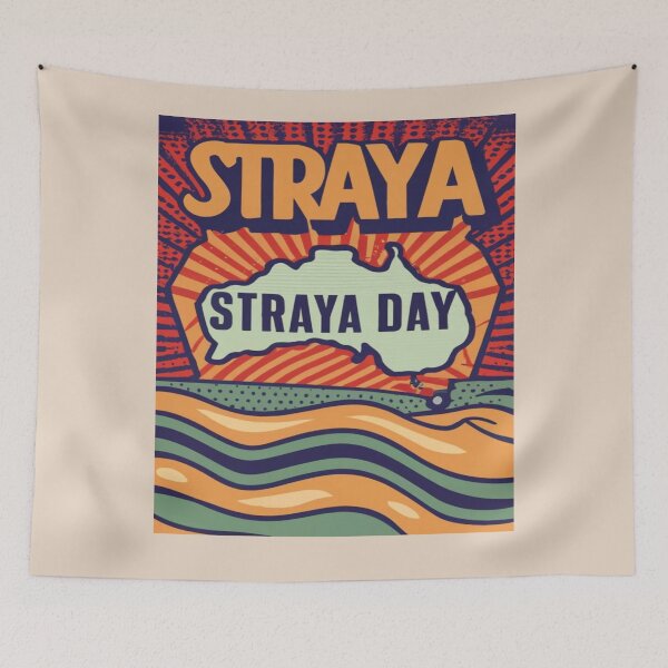 Item preview, Straya Day 26 January Australia Day Vintage Retro  designed and sold by UrbanGraphixs.