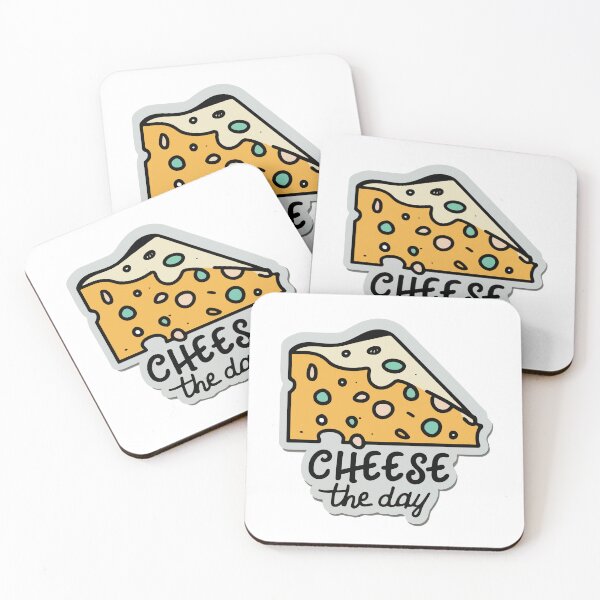 Item preview, Cheese the Day - Hand-Drawn Cheese Wedge designed and sold by NiftyWrx.
