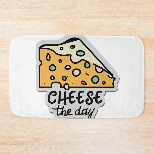 Item preview, Cheese the Day - Hand-Drawn Cheese Wedge designed and sold by NiftyWrx.