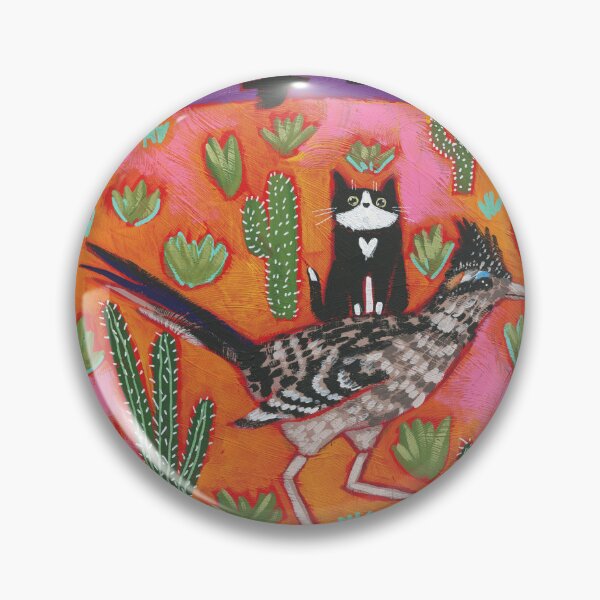 Item preview, The Roadrunner and Cat Friend designed and sold by KilkennyCat Art.