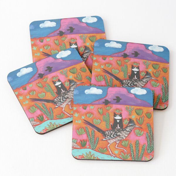Item preview, The Roadrunner and Cat Friend designed and sold by KilkennyCat Art.