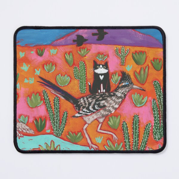 Item preview, The Roadrunner and Cat Friend designed and sold by KilkennyCat Art.