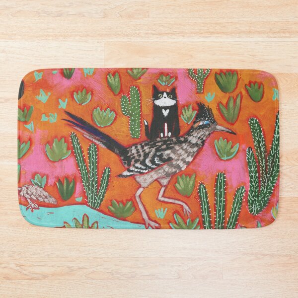 Item preview, The Roadrunner and Cat Friend designed and sold by KilkennyCat Art.