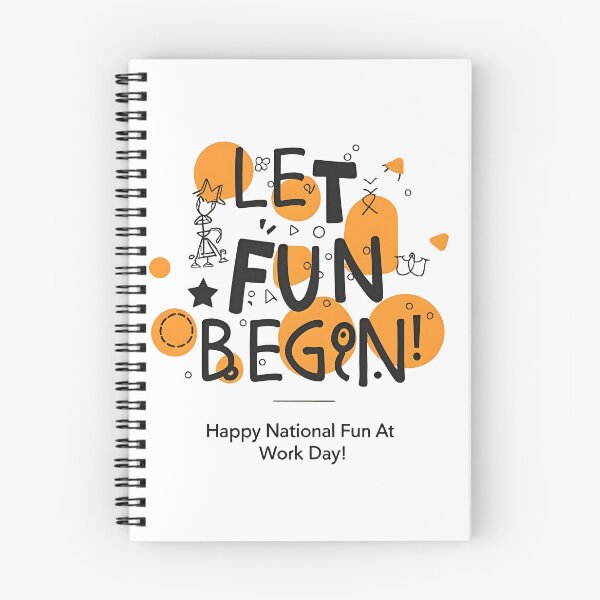 Item preview, Let Fun Begin : Typography celebrating Fun at work day designed and sold by TYPOGraphy-101.