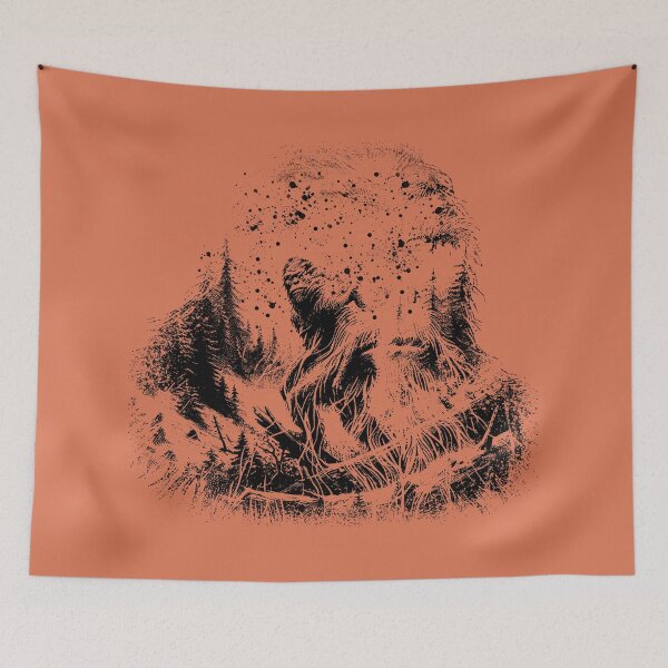 Item preview, Bigfoot Woodcut designed and sold by LordKingCipher.