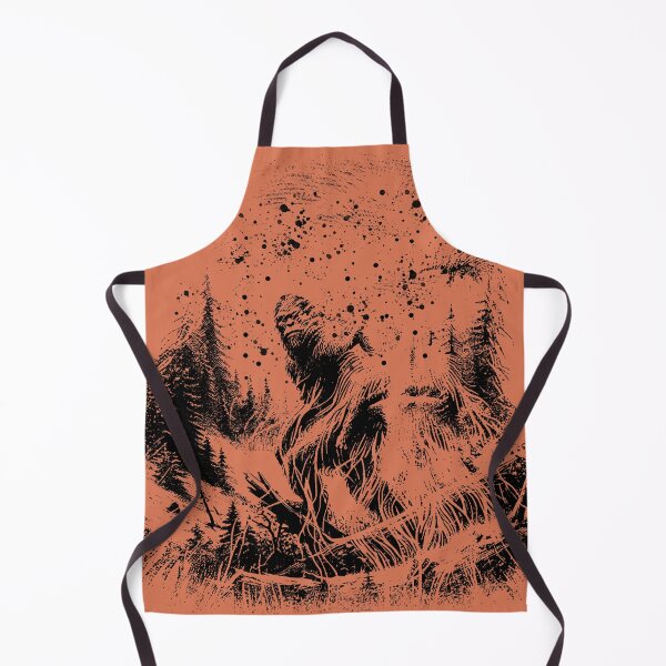 Item preview, Bigfoot Woodcut designed and sold by LordKingCipher.