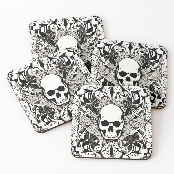 Item preview, Skull and Butterfly 1 designed and sold by WastelandsEdge.