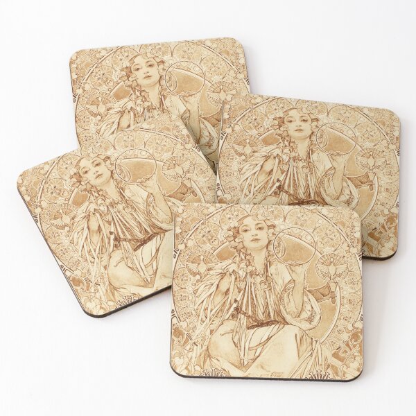 Item preview, Slavia, by Alphonse Mucha. HIGH DEFINITION designed and sold by MINDTHECHERRY.