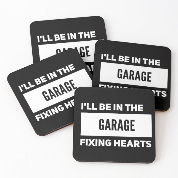 Item preview, I'll Be in the Garage Fixing Hearts - Unique Design for Car Enthusiasts designed and sold by JOY STORE 45.