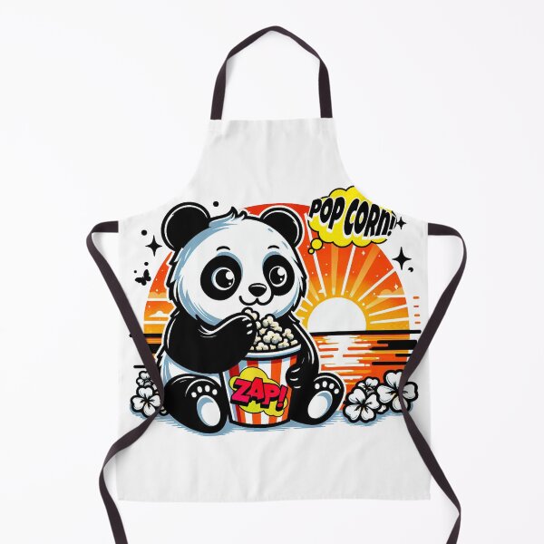 Item preview, Panda eating popcorn! designed and sold by AxelBrook.