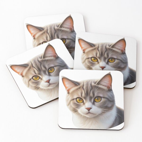 Item preview, American Shorthair Cat - Portrait designed and sold by AD-Digital-Art.