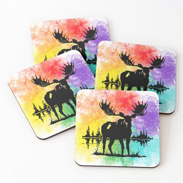 Item preview, Colorful Moose designed and sold by KristenVanHoose.
