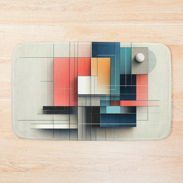 Item preview, Minimalist abstract geometric pattern designed and sold by NostosArt.
