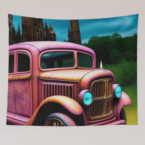 Item preview, Psychedelic Trippy Car Art designed and sold by TheDarkWardrobe.