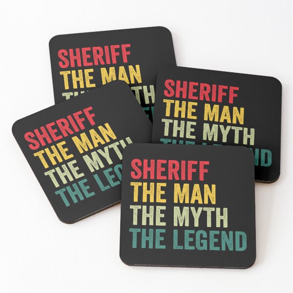 Item preview, Sheriff Mens Gift, Man Myth Sheriff Legend, Sheriff Fathers Day designed and sold by vzrnmichsudops.