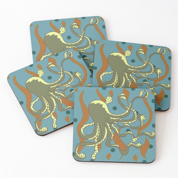 Item preview, Green Octopus Pattern designed and sold by notsweettea.