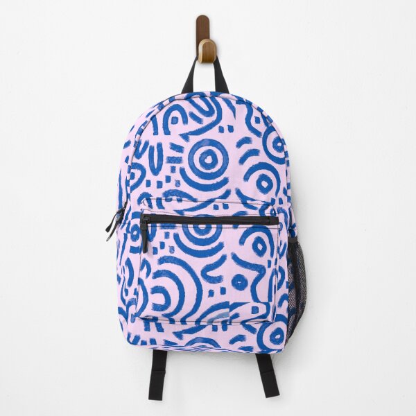 Item preview, Pink & Blue Abstract Funky Pattern designed and sold by designsbycloudy.